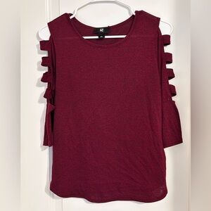 LIKES GET 10%+ OFF 👚iZ Bryer Burgundy Shirt
